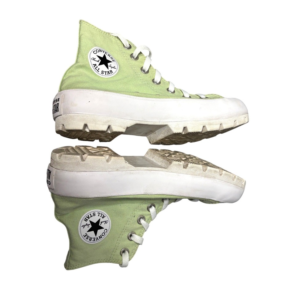 Converse Chuck Taylor All Star Lugged 2.0 High Platform Sneakers Green Womens 6 - Picture 10 of 10